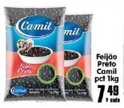 Higa's Supermercado Feijao Preto Camil pct 1kg oferta