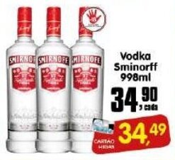 Higa's Supermercado Vodka Smirnoff 998ml oferta