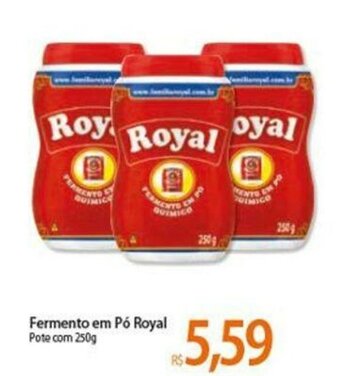 Atacadão Fermento em po Royal 250g oferta