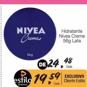 Supermercado Dalben Hidratante Nivea Creme oferta