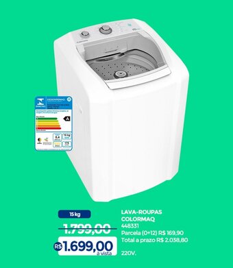 Lojas Certel Lava Roupas Colormaq oferta