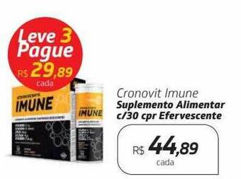 Drogal Cronovit Imune Suplemento Alimentar C 30 Cpr Efervescente oferta