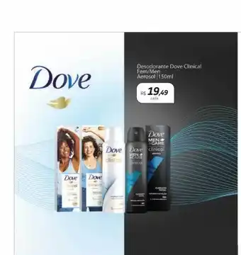 Drogal Desodorante Dove Clinial Fem Men Aerosol oferta
