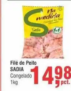 Higa Atacado Filé De Peito Sadia Congelado oferta