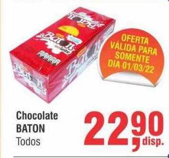 Higa Atacado Chocolate Baton oferta