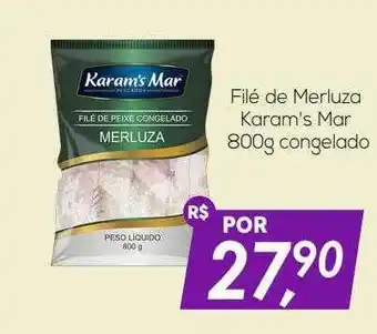 Semar Supermercado Filé De Merluza Karam's Mar Congelado oferta