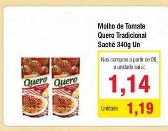 Spani Atacadista Molho De Tomate Quero Tradicional oferta