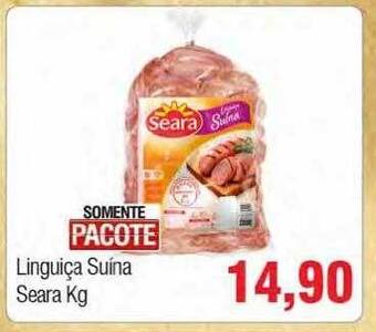 Spani Atacadista Linguiça Suina Seara Kg oferta
