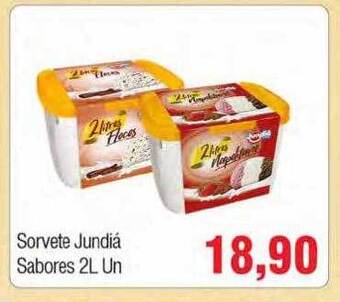 Spani Atacadista Sorvete Jundiá Sabores oferta