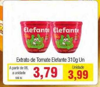 Spani Atacadista Extrato De Tomate Elefante oferta