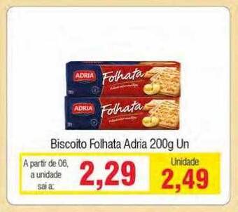 Spani Atacadista Biscoito Folhata Adria oferta