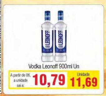 Spani Atacadista Vodka Leonoff oferta