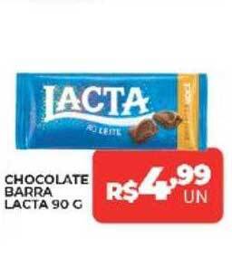 Supermercados Myatã Chocolate Barra Lacta oferta