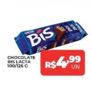 Supermercados Myatã Chocolate Bis Lacta oferta