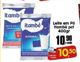 Higa's Supermercado Leite em po Itambe pct 400g oferta