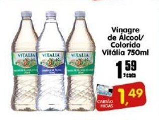 Higa's Supermercado Vinagre de Alcool/ Colorida Vitalia 750ml oferta