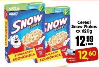 Higa's Supermercado Cereal Snow Flakes cx 620g oferta