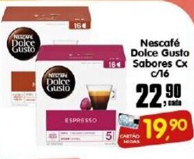 Higa's Supermercado Nescafe Dolce Gusto Sabores cx c/16 oferta