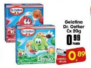 Higa's Supermercado Gelatina Dr. Oetker Cx 20g oferta