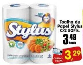 Higa's Supermercado Toalha de Papel Stylus c/2 50 folhas oferta