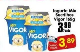 Iogurte Mix Sucrilhos Vigor 165g