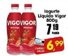 Higa's Supermercado Iogurte Liquido Vigor 800g oferta