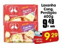 Higa's Supermercado Lasanha Cong. Perdigao 600g oferta