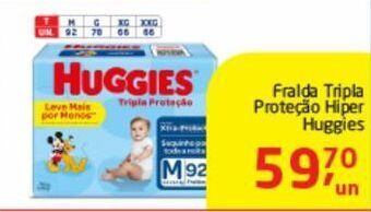 Tenda Atacado Fralda tripla proteção hiper huggies oferta