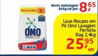 Tenda Atacado Lava-roupas em pó omo 2.4kg oferta