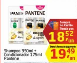 Tenda Atacado Shampoo + condicionador pantene oferta