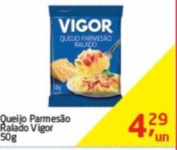 Tenda Atacado Queijo parmesão ralado vigor 50g oferta
