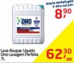 Tenda Atacado Lava roupas líquido omo 7l oferta