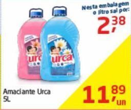 Tenda Atacado Amaciante urca 5l oferta