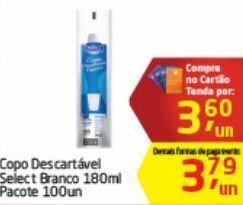 Tenda Atacado Copo descartável select 100un oferta