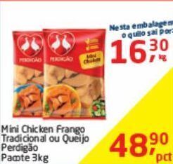 Tenda Atacado Mini chicken frango perdigão 3kg oferta