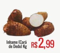 Mart Minas Inhame (cará de dedo) kg oferta