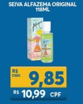 Atacadão Centro Sul Seiva Alfazema Original 118ml oferta
