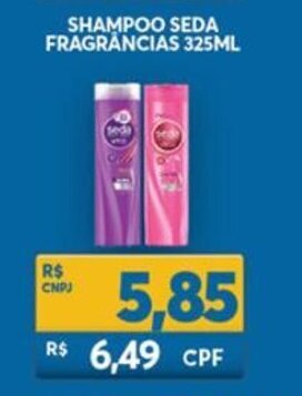 Shampoo Seda frag 325ml