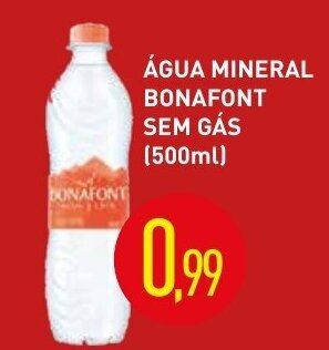 Calvo Atacadista Agua Mineral Bonafont Sem Gas 500ml oferta