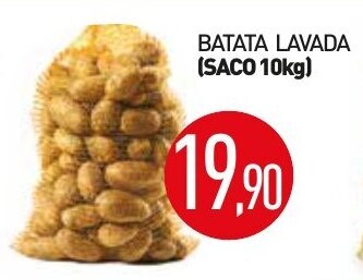 Batata lavada saco 10kg