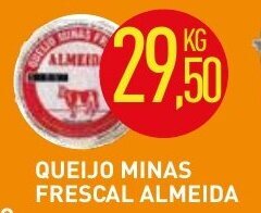 Queijo Minas Frescal Alemida 1kg