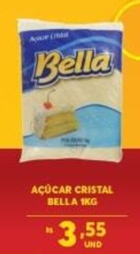 Atacadão Centro Sul Acucar Cristal Bella 1kg oferta