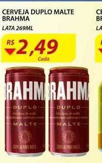 Assaí Atacadista Cerveja Duplo Malte Brahma oferta