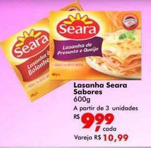 Big Box Lasanha Seara Sabores oferta