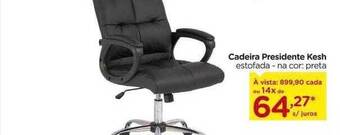 Carrefour Cadeira Presidente Kesh oferta