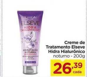 Carrefour Creme De Tratamento Elseve Hidra Hialurônico oferta