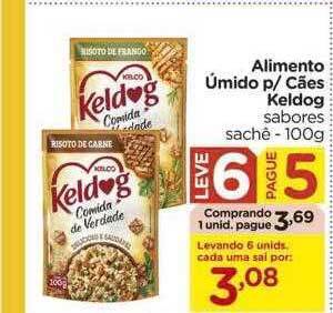 Carrefour Alimento úmido P Cães Keldog Leve 6 Pague 5 oferta