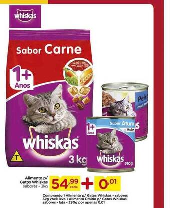 Carrefour Alimento P Gatos Whiskas oferta