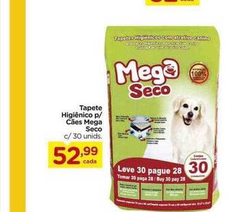 Carrefour Tapete Higiênico P Cães Mega Seco oferta