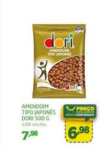 Cooper Amendoim Tipo Japonês Dori oferta
